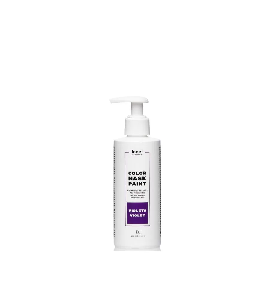 LUNEL Dažanti plaukų kaukė Violetinė 200 ml