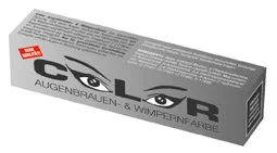 COLOR Antakių ir blakstienų dažai, juodi 15 ml