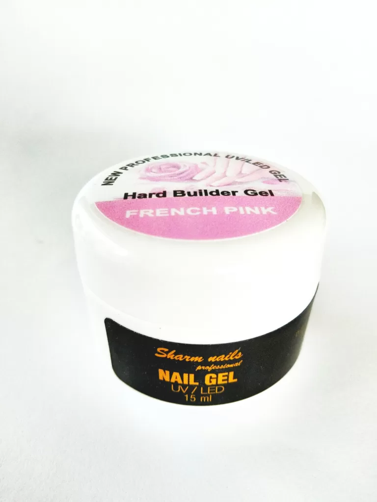 UV/LED Statybinis Gelis su spalva French Pink 15 ml