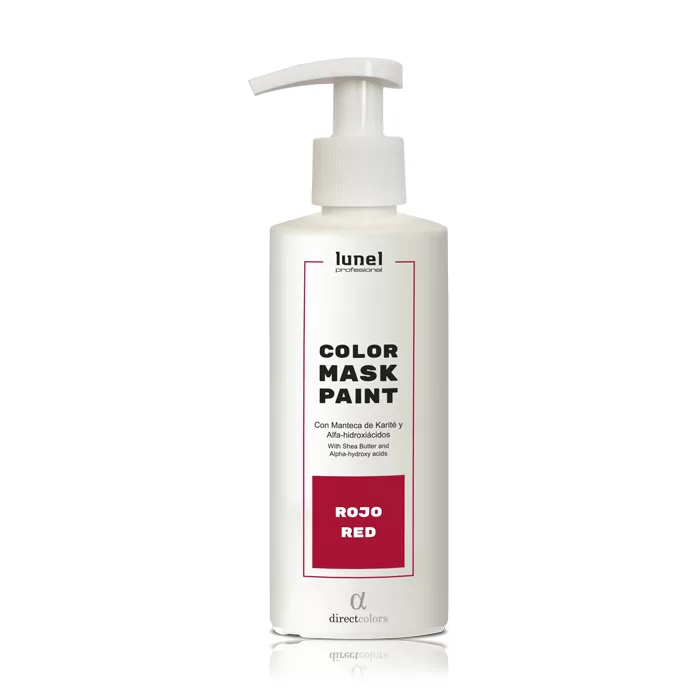 LUNEL Dažanti plaukų kaukė Raudona 200 ml